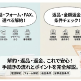 美爽煌茶の解約方法と全額返金の条件まとめ【トラブル防止】